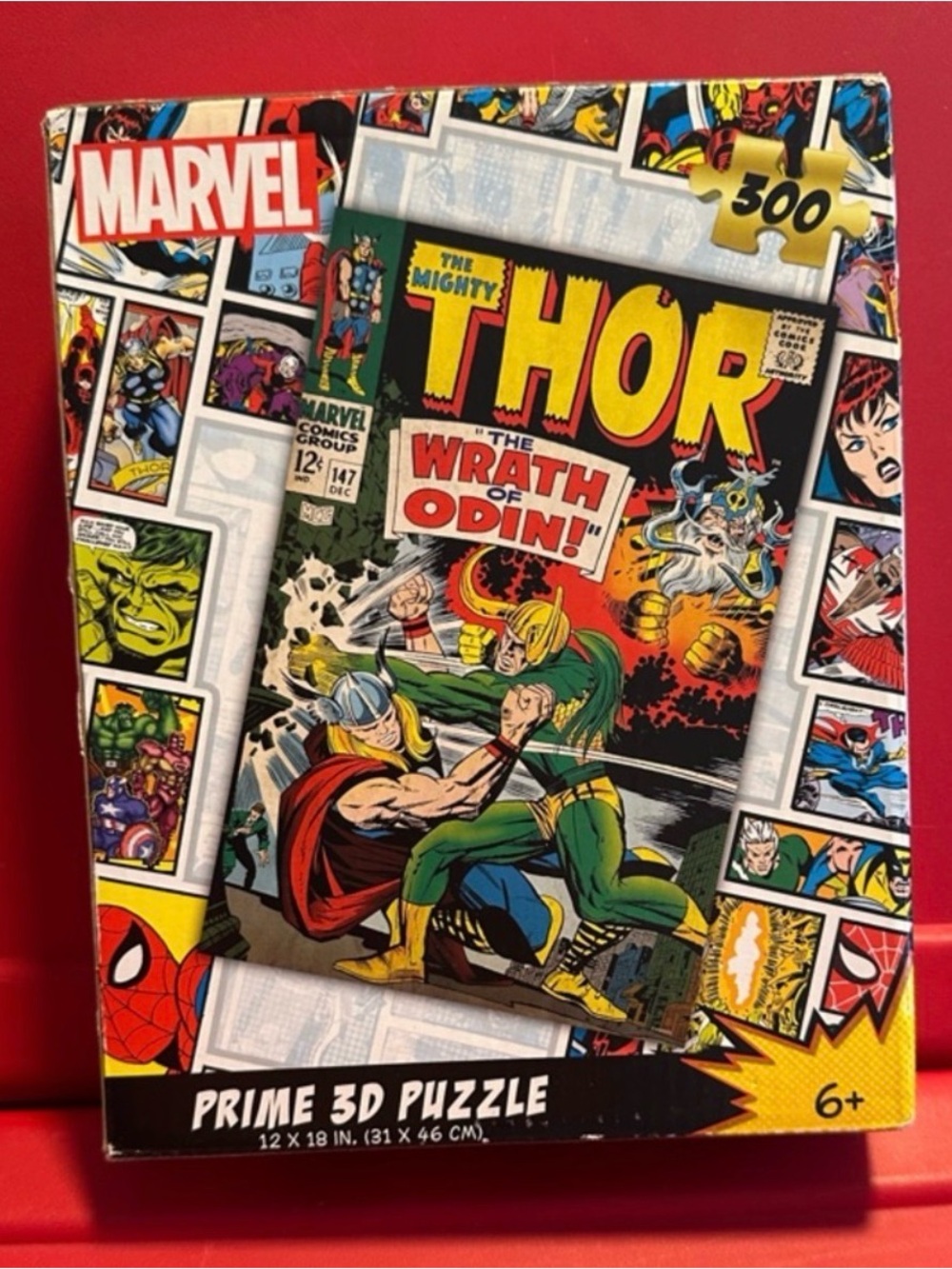 Marvel Thor 'The Wrath of Odin' 300-Piece 3D Puzzle - Multicolor